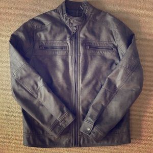Calvin Klein Faux Leather Jacket
